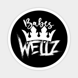 BabeWellz Black T-shirt Magnet